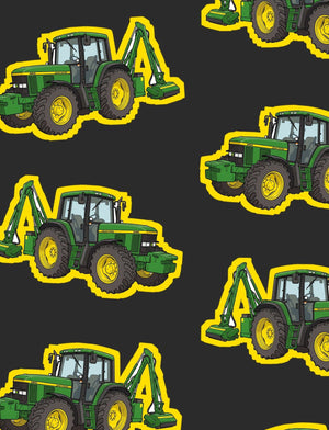 Furrow & Fields Boxer Briefs John Deere 6910 Big Print Boxer Briefs – Charcoal Quality Farmers Merch
