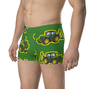 Furrow & Fields Boxer Briefs John Deere 6910 Big Print Boxer Briefs – Green Quality Farmers Merch