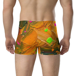 Furrow & Fields Boxer Briefs John Deere 6910 with Hedge Cutter Splash Art | Boxer Briefs Quality Farmers Merch