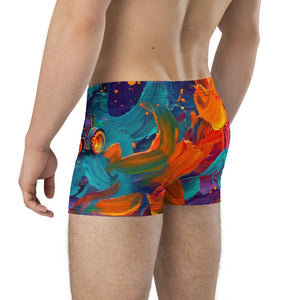 Furrow & Fields Boxer Briefs John Deere 6930 Splash Art | Boxer Briefs Quality Farmers Merch