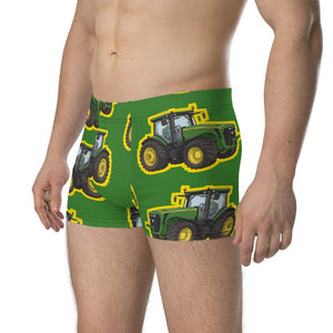 Furrow & Fields Boxer Briefs John Deere 8345R Big Print Boxer Briefs – Green Quality Farmers Merch