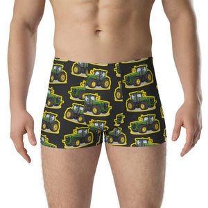 Furrow & Fields Boxer Briefs John Deere 8345R Boxer Briefs – Charcoal Quality Farmers Merch