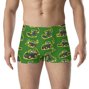 Furrow & Fields Boxer Briefs John Deere Tractors All-Over Print Boxer Briefs Quality Farmers Merch