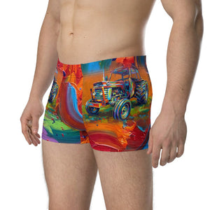 Furrow & Fields Boxer Briefs Massey Ferguson 168 Splash Art | Boxer Briefs Quality Farmers Merch