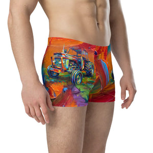 Furrow & Fields Boxer Briefs Massey Ferguson 168 Splash Art | Boxer Briefs Quality Farmers Merch
