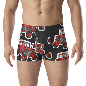 Furrow & Fields Boxer Briefs Massey Ferguson 188 Big Print Boxer Briefs – Charcoal Quality Farmers Merch
