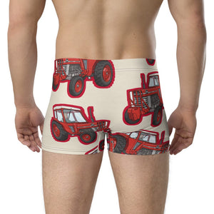 Furrow & Fields Boxer Briefs Massey Ferguson 188 Big Print Boxer Briefs – Cream Quality Farmers Merch