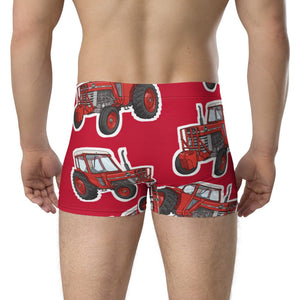 Furrow & Fields Boxer Briefs Massey Ferguson 188 Big Print Boxer Briefs – Red Quality Farmers Merch