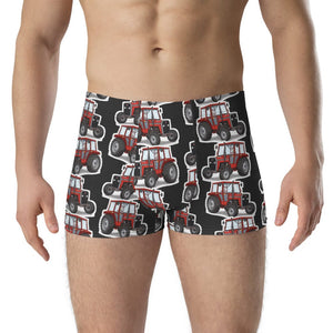 Furrow & Fields Boxer Briefs Massey Ferguson 240 Boxer Briefs – Charcoal Quality Farmers Merch
