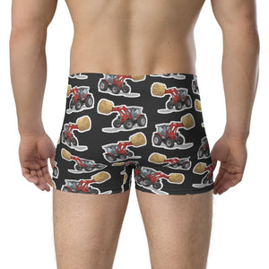 Furrow & Fields Boxer Briefs Massey Ferguson 3070 Boxer Briefs – Charcoal Quality Farmers Merch