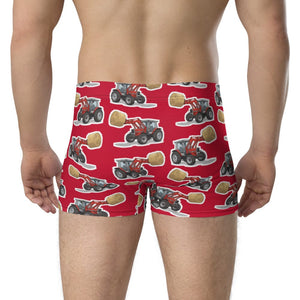 Furrow & Fields Boxer Briefs Massey Ferguson 3070 Boxer Briefs – Red Quality Farmers Merch