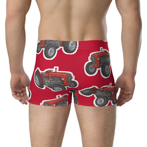 Furrow & Fields Boxer Briefs Massey Ferguson 35X Big Print Boxer Briefs – Red Quality Farmers Merch