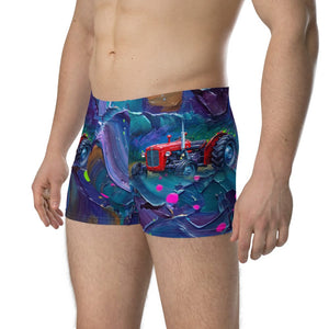 Furrow & Fields Boxer Briefs Massey Ferguson 35X Splash Art | Boxer Briefs Quality Farmers Merch