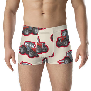 Furrow & Fields Boxer Briefs Massey Ferguson 375 Big Print Boxer Briefs – Cream Quality Farmers Merch