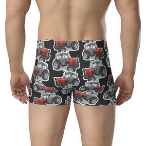 Furrow & Fields Boxer Briefs Massey Ferguson 390T Boxer Briefs – Charcoal Quality Farmers Merch