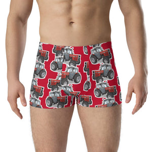 Furrow & Fields Boxer Briefs Massey Ferguson 390T Boxer Briefs – Red Quality Farmers Merch