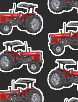 Furrow & Fields Boxer Briefs Massey Ferguson 399 Big Print Boxer Briefs – Charcoal Quality Farmers Merch