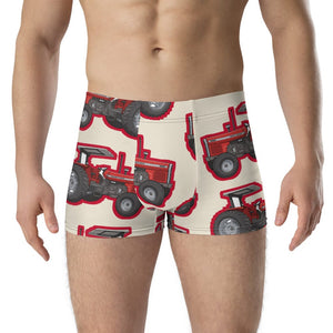 Furrow & Fields Boxer Briefs Massey Ferguson 399 Big Print Boxer Briefs – Cream Quality Farmers Merch