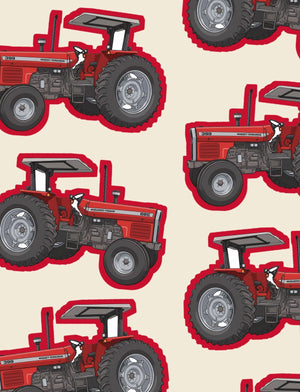 Furrow & Fields Boxer Briefs Massey Ferguson 399 Big Print Boxer Briefs – Cream Quality Farmers Merch
