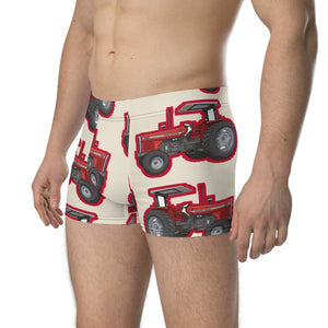 Furrow & Fields Boxer Briefs Massey Ferguson 399 Big Print Boxer Briefs – Cream Quality Farmers Merch