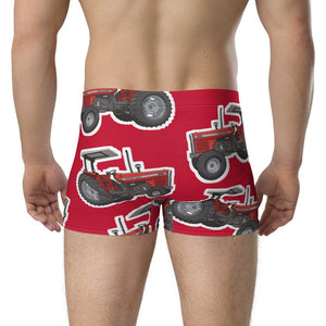 Furrow & Fields Boxer Briefs Massey Ferguson 399 Big Print Boxer Briefs – Red Quality Farmers Merch