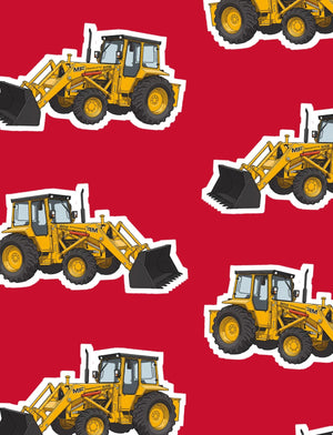Furrow & Fields Boxer Briefs Massey Ferguson 50E Big Print Boxer Briefs – Red Quality Farmers Merch