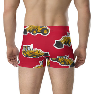 Furrow & Fields Boxer Briefs Massey Ferguson 50E Big Print Boxer Briefs – Red Quality Farmers Merch