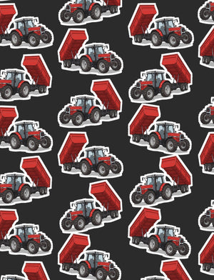 Furrow & Fields Boxer Briefs Massey Ferguson 6180 Boxer Briefs – Charcoal Quality Farmers Merch