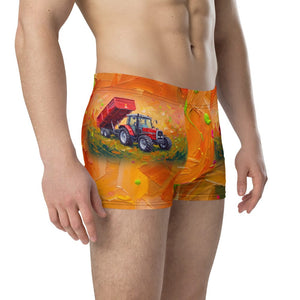 Furrow & Fields Boxer Briefs Massey Ferguson 6180 Splash Art | Boxer Briefs Quality Farmers Merch