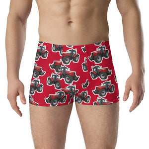 Furrow & Fields Boxer Briefs Massey Ferguson 6480 Boxer Briefs – Red Quality Farmers Merch