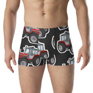 Furrow & Fields Boxer Briefs Massey Ferguson 690 Big Print Boxer Briefs – Charcoal Quality Farmers Merch