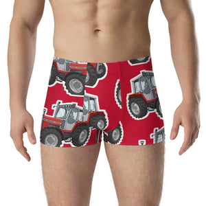 Furrow & Fields Boxer Briefs Massey Ferguson 690 Big Print Boxer Briefs – Red Quality Farmers Merch