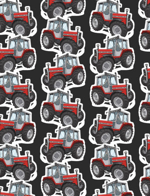 Furrow & Fields Boxer Briefs Massey Ferguson 690 Boxer Briefs – Charcoal Quality Farmers Merch