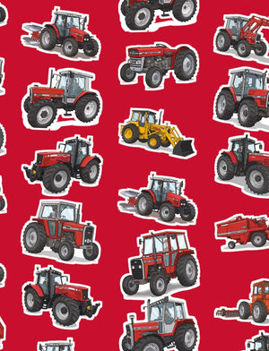 Furrow & Fields Boxer Briefs Massey Ferguson Tractors All-Over Print Boxer Briefs Quality Farmers Merch