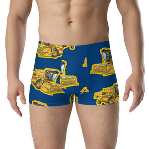 Furrow & Fields Boxer Briefs New Holland 8070 Big Print Boxer Briefs – Blue Quality Farmers Merch