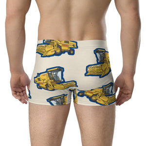 Furrow & Fields Boxer Briefs New Holland 8070 Big Print Boxer Briefs – Cream Quality Farmers Merch