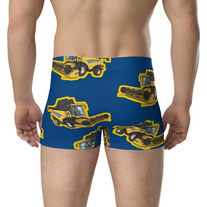 Furrow & Fields Boxer Briefs New Holland CR 9090 Big Print Boxer Briefs – Blue Quality Farmers Merch
