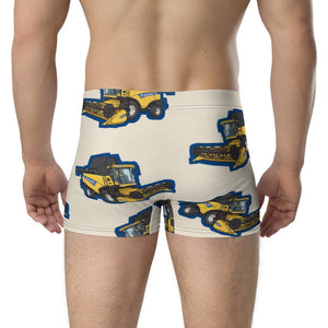 Furrow & Fields Boxer Briefs New Holland CR 9090 Big Print Boxer Briefs – Cream Quality Farmers Merch