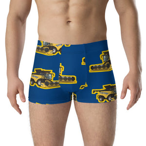 Furrow & Fields Boxer Briefs New Holland CR9.90 Big Print Boxer Briefs – Blue Quality Farmers Merch