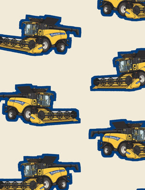 Furrow & Fields Boxer Briefs New Holland CR9.90 Big Print Boxer Briefs – Cream Quality Farmers Merch