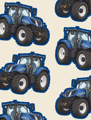 Furrow & Fields Boxer Briefs New Holland T7.225 Big Print Boxer Briefs – Cream Quality Farmers Merch