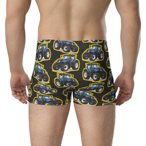 Furrow & Fields Boxer Briefs New Holland T7.225 Boxer Briefs – Charcoal Quality Farmers Merch