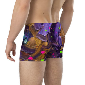 Furrow & Fields Boxer Briefs New Holland TM 140 Splash Art | Boxer Briefs Quality Farmers Merch