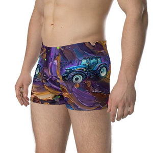 Furrow & Fields Boxer Briefs New Holland TM 140 Splash Art | Boxer Briefs Quality Farmers Merch