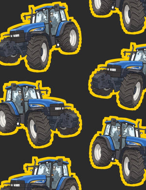 Furrow & Fields Boxer Briefs New Holland TM 155 Big Print Boxer Briefs – Charcoal Quality Farmers Merch