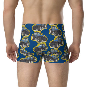 Furrow & Fields Boxer Briefs New Holland TM 155 Boxer Briefs – Blue Quality Farmers Merch