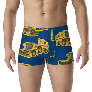 Furrow & Fields Boxer Briefs New Holland TR 89 Big Print Boxer Briefs – Blue Quality Farmers Merch