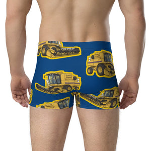 Furrow & Fields Boxer Briefs New Holland TR 89 Big Print Boxer Briefs – Blue Quality Farmers Merch