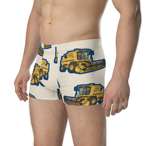 Furrow & Fields Boxer Briefs New Holland TR 89 Big Print Boxer Briefs – Cream Quality Farmers Merch