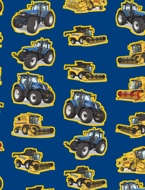 Furrow & Fields Boxer Briefs New Holland Tractors All-Over Print Boxer Briefs Quality Farmers Merch